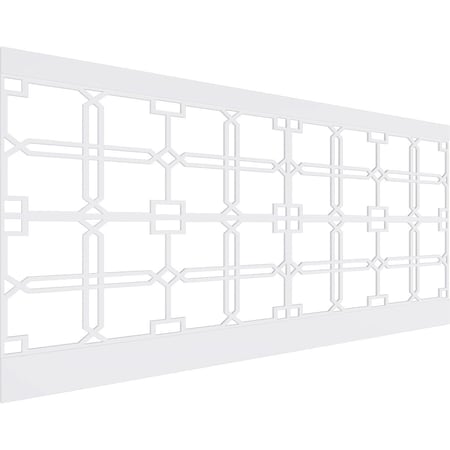 Ekena Millwork 44"H x 94 1/2"W Englewood PVC Wainscot Paneling Kit WPK44X94EWD